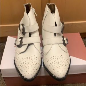 White Booties